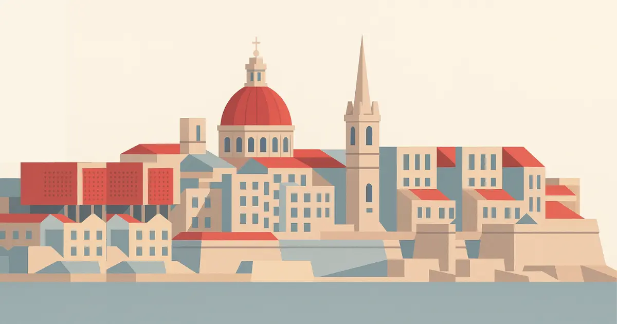 Valletta Skyline - Malta's Historic Capital